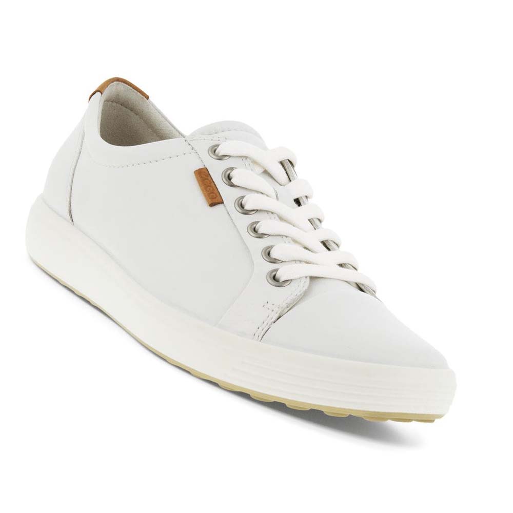 Ecco Soft 7 Joggesko Dame Hvite | NO 232GSO